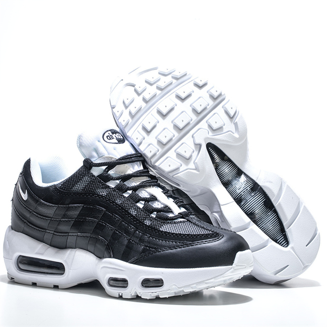 Men's Hot sale Running weapon Air Max 95 Black Shoes 089